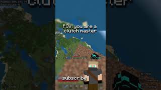 POV you know how to MLG mlg minecraft [upl. by Dorine]