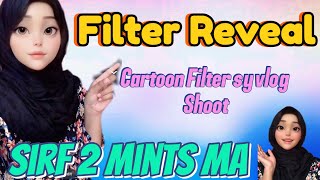 The Cartoon Filter Is Out of Control  How to use Cartoon filter For YouTube Vlog  ​⁠Rubabvlogz [upl. by Massey652]