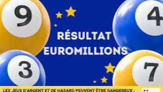 01 TIRAGE DU VENDREDI 26 JUILLET 2024 RÉSULTAT EUROMILLION MY MILLION [upl. by Undine632]