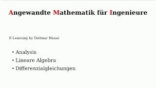 Trailer zu Buchreihe quotAngewandte Mathematik für Ingenieurequot [upl. by Zingg]