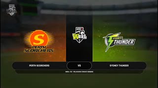 WBBL10 Match 27 Perth Scorchers VS Sydney Thunder [upl. by Analad]