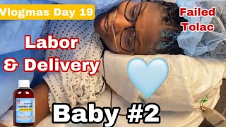 INDUCING LABOR WITH CASTOR OIL IT WORKED  LABOR AND DELIVERY  VLOGMAS DAY 19 [upl. by Clarinda842]