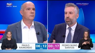 Debate Legislativas 2024  CDU vs PS  Paulo Raimundo vs Pedro Nuno Santos [upl. by Abel]