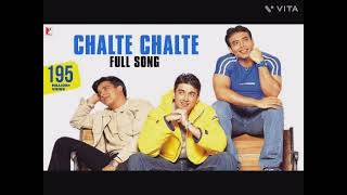 Chalte Chalte  Full Song  Mohabbatein  Shah Rukh Khan Uday Chopra Jugal Hansraj Jimmy Shergill [upl. by Chadabe]