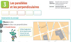 Les parallèles et les perpendiculaires ce2 pour comprendre les maths [upl. by Lonny]