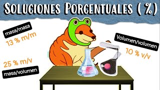 Aprende Soluciones PORCENTUALES con Cheems  Química [upl. by Sutherlan228]