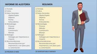 Estructura del informe de auditoría [upl. by Ereynihc301]