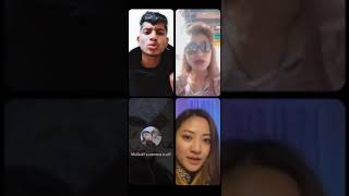 rapper bhai dorji tshomo and lha dorji video chat 😂😂🤣🤣 [upl. by Ineslta]