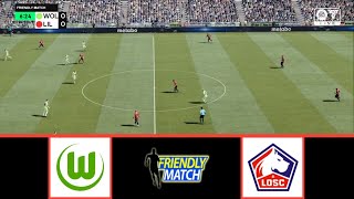 WOLFSBURG VS LOSC LILLE  CLUB FRIENDLIES 2024  FOOTBALL LIFE 2024 [upl. by Gaynor]