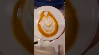 Macchiato Latte latteart coffeeart practice basic shorts youtubeshorts shortsvideo barista [upl. by Chang]