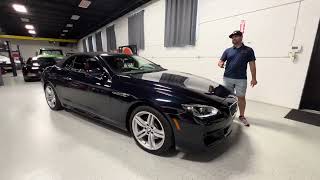 2015 BMW 640i MSport xDrive Convertible Walk Around and Driving POV [upl. by Uwkuhceki]