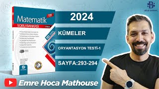 Bilgi Sarmal  Tyt Matematik  19Bölüm KÜMELER  Oryantasyon Testi1  Sayfa 293294 [upl. by Tome]