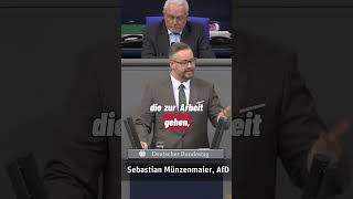 Münzenmaier AfD quotWer leidet denn unter Multikultiquot afd politik bundestag migration [upl. by Harts]