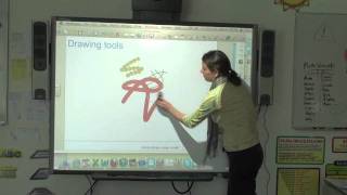 SMART Board  Level 1  2e  Drawing Tools  Eraser [upl. by Ytsenoh515]