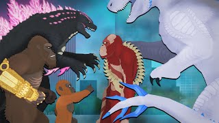 Godzilla x Kong The REAL ending  New Empire animation  DinoMania [upl. by Niatsirk]