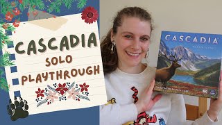 Cascadia  Solo playthrough scenario 7 and final thoughts [upl. by Eisinger]