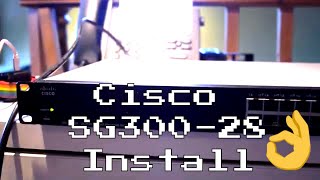 Cisco SG300 Layer 3 Switch InstallationUpgrade Homelab [upl. by Reffotsirhc]