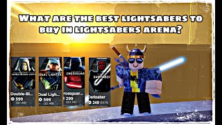 What Lightsaber is the Best Lightsaber Arena Roblox Showcase [upl. by Suilmann265]