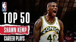 Shawn Kemps 50 BEST Plays  NBA Career Highlights [upl. by Edyth]