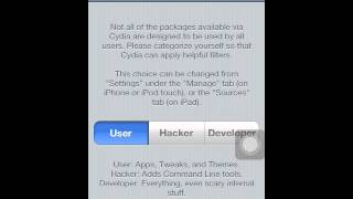 How to switch Cydia settings to User Hacker or Developer [upl. by Cigam948]