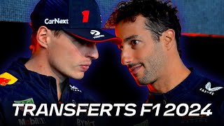 TRANSFERTS F1 2024  MAIS QUI VA BOUGER [upl. by Ruscher]