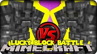 Minecraft  LUCKY BLOCK BOSS CHALLENGE  STONE GOLEM Lucky Block Mod [upl. by Anitnas]