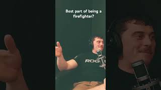 Best thing about being a firefighter Part 1 podcast firefighter airforce shorts [upl. by Ahearn66]