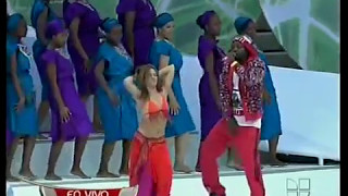 shakira hips dont lie bamboo live at fifa 2006 world cup [upl. by Elyrehc]