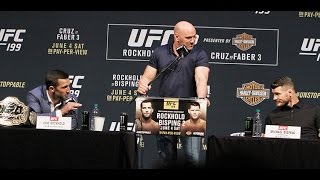 UFC 199 Press Conference PreFight FULL [upl. by Ennylcaj]