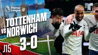 Highlights amp Goals  Tottenham vs Norwich 30  Premier League  Telemundo Deportes [upl. by Adnale]