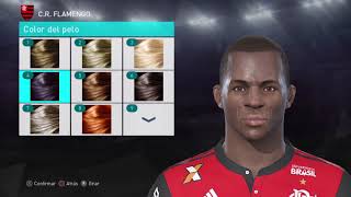 VINÍCIUS JÚNIOR FLAMENGO PES 2018 PS4 [upl. by Ardnalahs]