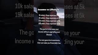 Income vs Lifestyle Why You Need to Spend Less and How to Do It [upl. by Madora]