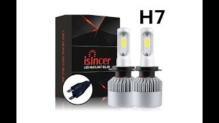 Isincer H7 Led Bulb Unboxing [upl. by Ramled]