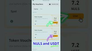 Received 72 NULS and USDT Rewards  How to Check Your Binance Rewards Hub [upl. by Yendroc]