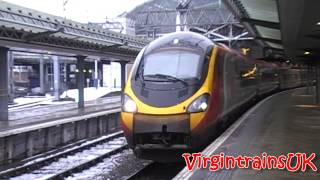 The Virgin Trains Class 390 Pendolino EMU  Sing Alstom Tilting Pendolino [upl. by Dde]