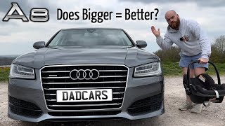 Audi A8 42 TDI Quattro Sport Family Practicality Review [upl. by Ahsilat]