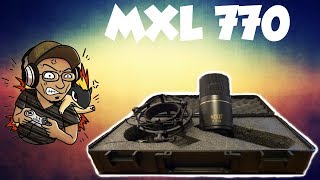 Youtube Setup MXL 770 Microphone Unboxing [upl. by Dimah]