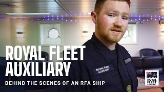 Behind the scenes of RFA Tiderace [upl. by Dunham241]