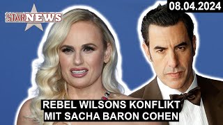 REBEL WILSONS KONFLIKT MIT SACHA BARON COHEN [upl. by Lenz223]