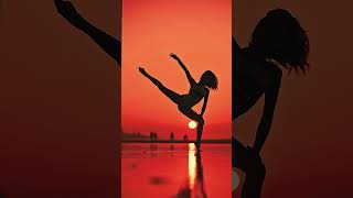 Ballet dancer at sunset [upl. by Ayle]