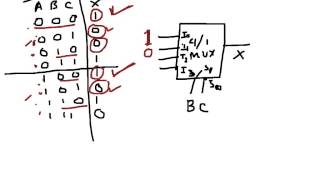 Digital Electronics Implementing 3 Var SOP expression using 41 MUX [upl. by Nnylirehs]