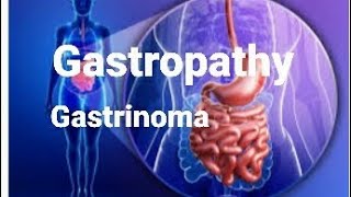 Gastropathy  Gastrinoma  Symptoms  Treatment  GIT Disorders [upl. by Cathey]