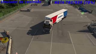 Deixando reboque para embarcar na balsa MAPA EUROPA  EURO TRUCK SIMULATOR 2WORLD OFF TRUCKS [upl. by Tannenwald]