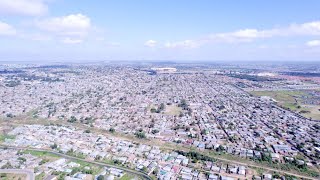 Lusaka City Zambia Drone Flyover 4K [upl. by Shelden142]