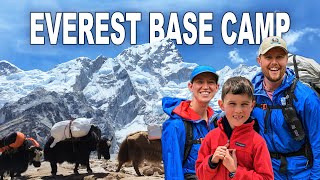 Full Everest Base Camp Trek  Traveling to Nepal amp Hiking 12 days on EBC Trek as a Family [upl. by Canica121]