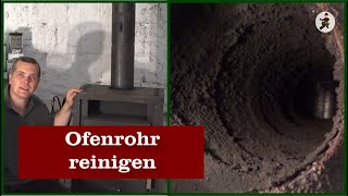 Ofenrohr reinigen beim Kaminofen [upl. by Aiciruam]