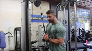 Single Arm Tricep Pushdowns How To [upl. by Earehs781]