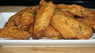 Easy Lemon pepper Chicken Wings Recipe better than Wingstop Must Try [upl. by Rabaj]