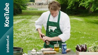 Entrecote op de BBQ bereiden Met tips van sterrenchef Alain Alders [upl. by Imoen679]