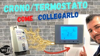 CRONOTERMOSTATO WIFI O TERMOSTATO  come si collega alla caldaia [upl. by Eellac]